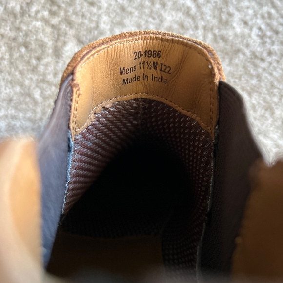 Johnston & Murphy Brown Suede Chelsea Boots - Picture 5 of 6